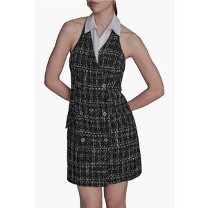 bcbg black and white halter dress BCBGMaxAzria | Dresses | Max Azria Polkadot 5411